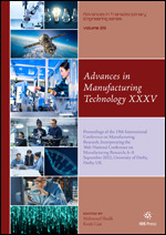 Advances in Manufacturing Technology XXXV